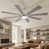 Brushed Nickel with Gray Wood/Natural Wood Blades selected