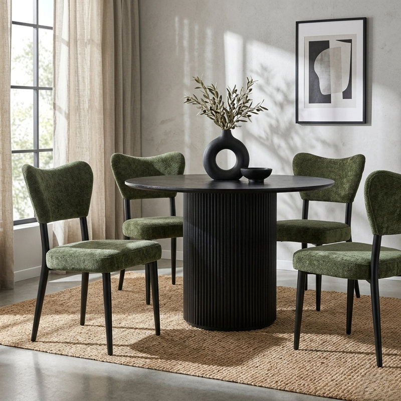 5-Piece Round Dining Table Sets
