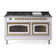 ILVE Nostalgie II Noblesse 60 in Dual Fuel Range, 9 Burner, Griddle