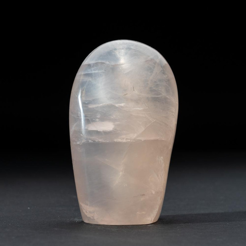 Forme libre de quartz rose poli (1,4 lb)