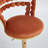 Wardat Set of 2 Bar Chair with Golden Iron Tube Legs-621410228