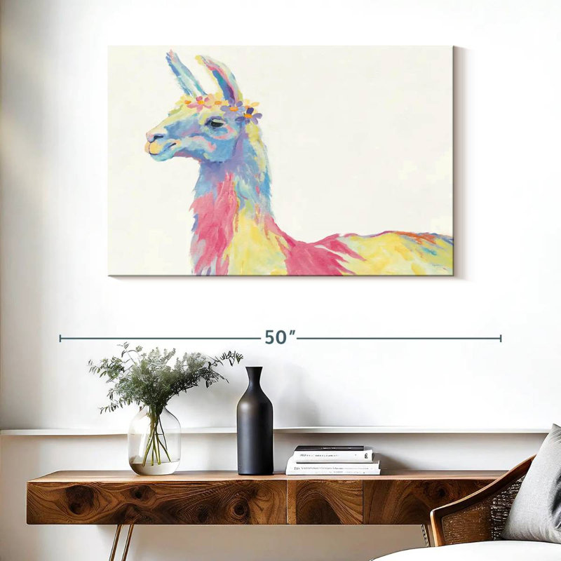 Bramph Ophelia avec des fleurs, H 26 po x l 39 po