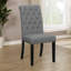 Chaises d'appoint rembourrées avec garniture cloutée Nantucket-1213279441
