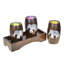 Ensemble de porte-bougie Three Mini Barrel Elephant