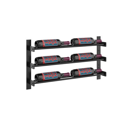 Abbie-Marie 6 Bottle Wall Mounted Wine Bottle Rack by Prep & Savour