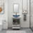 Allexus 24'' Single Bathroom Vanity with Manufactured Wood Top-259975963-259975962-223385956