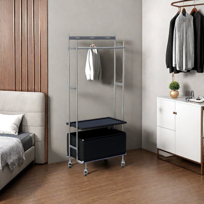 Coat Rack Solid Structure Chic Design