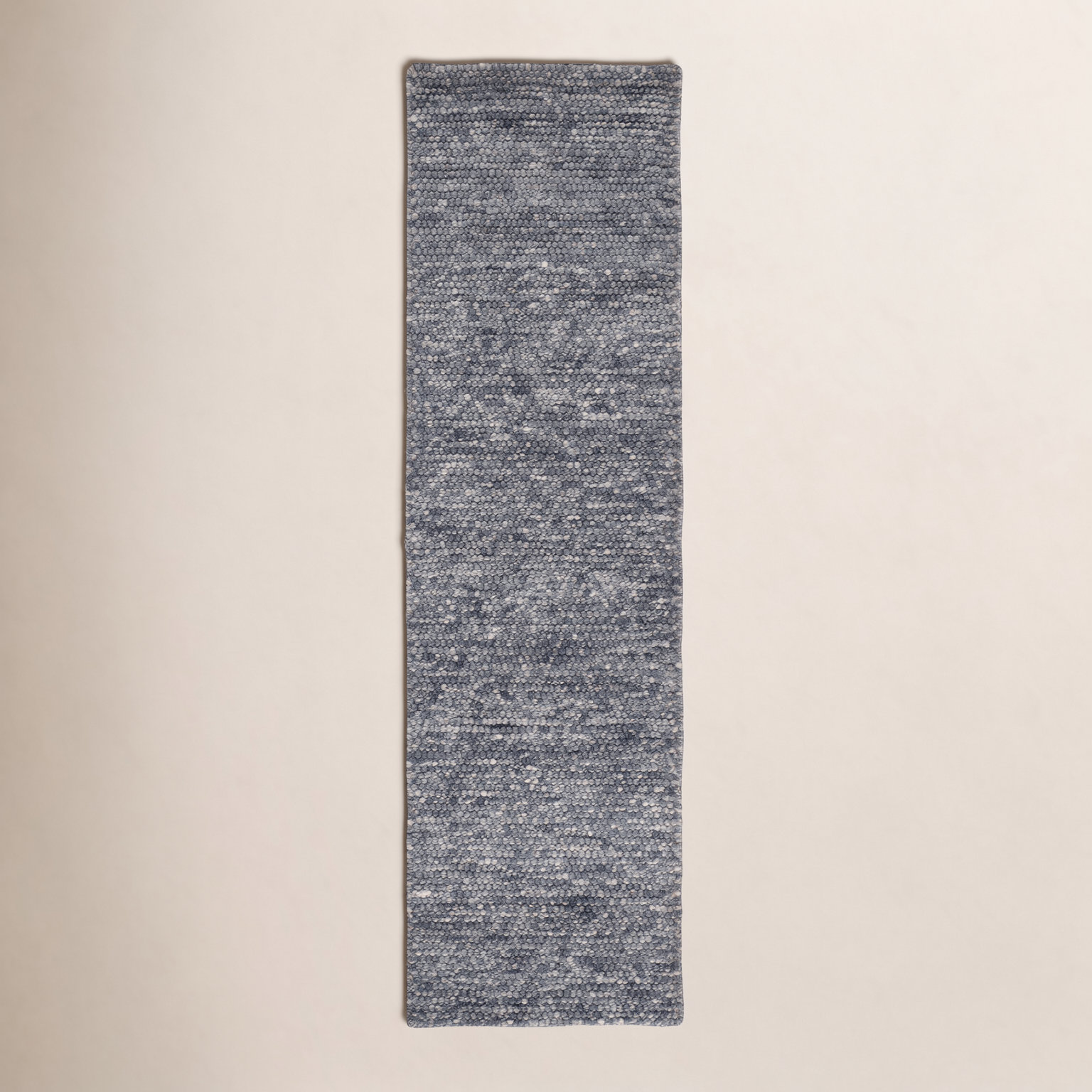 Elle Dark Gray Hand-Woven Rug, Runner 2'3" x 14'
