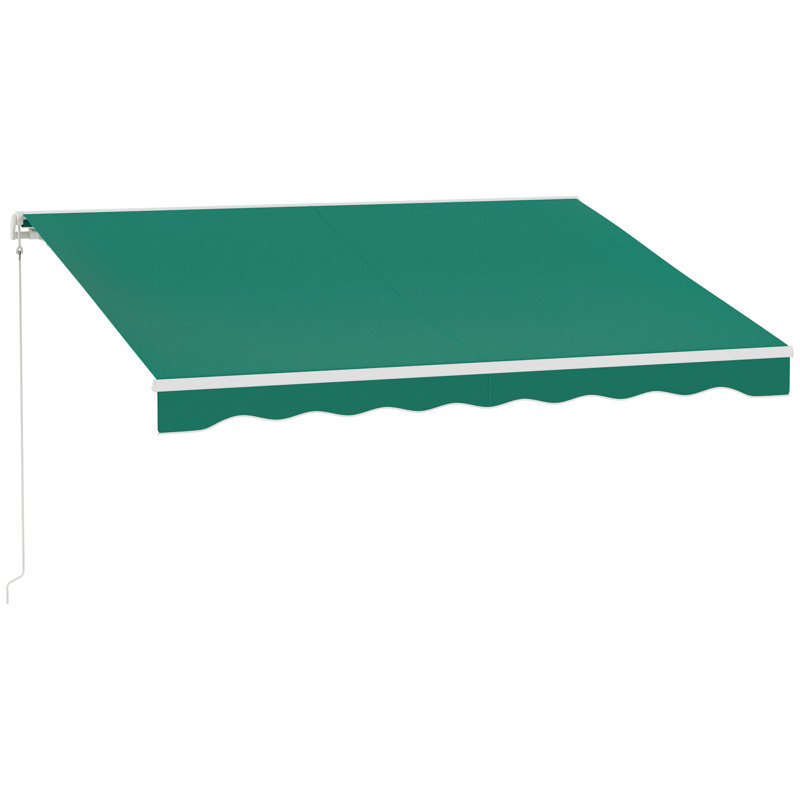 Auvent de patio rétractable, L 118,1 po x P 94,5 po