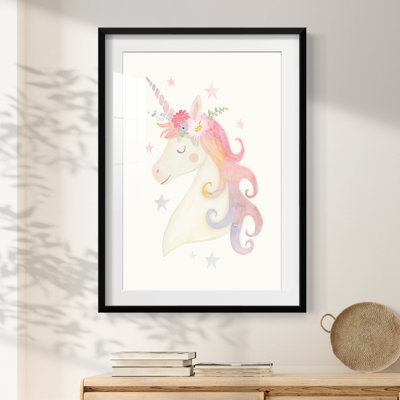 Sweet Unicorn I - impression encadrée