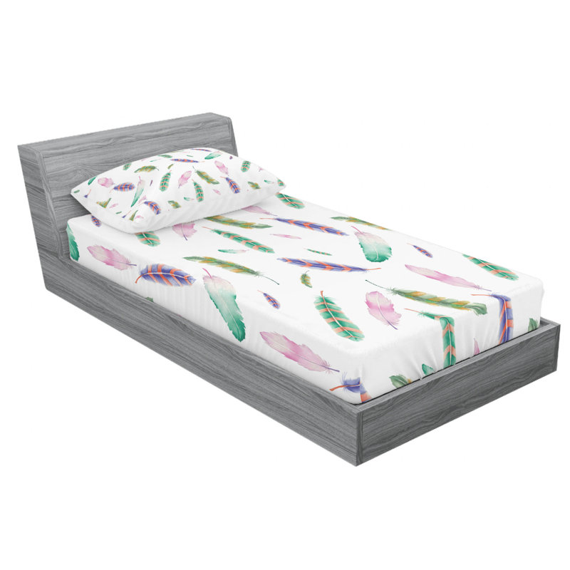 Microfiber Sheet Set, Twin XL Sheet Set with Fitted Sheet