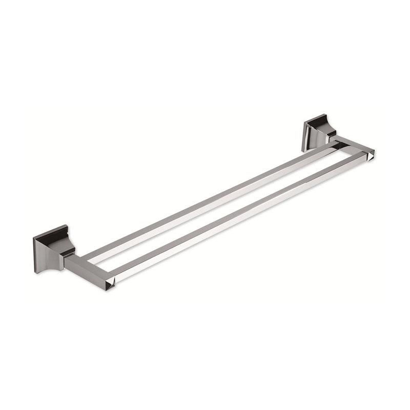 Gratitude Double 23 1/2" Wall Mounted  Towel Bar, Polished Chrome