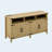 59" Modern Sideboard Buffet Cabinet with Power Outlets, USB Ports and Adjustable Shelves-129098879