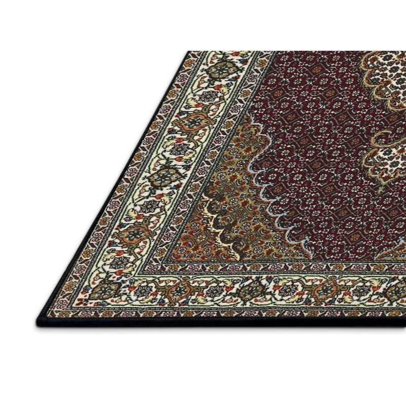 Tapis brun à motif oriental, Rectangle 7 pi x 9 pi