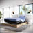 12 Inch Flex Head Latex Foam Hybrid Mattress And Adjustable Base Bundle, King Size