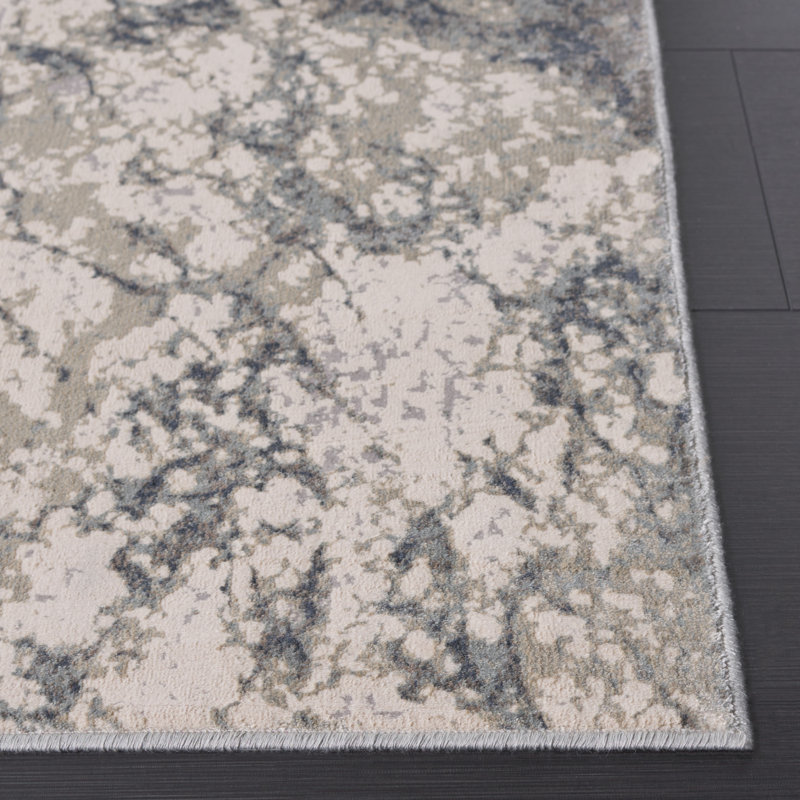 Tapis abstrait Noble 762 Performance, Rectangle 5 pi 1 po x 7 pi 6 po