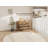 47" Farmhouse 6-Drawer Dresser, Compact Wood Chest for Bedroom or Nursery