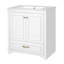 Meuble-lavabo 30 po avec lavabo en céramique-778440003