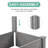 Over Ground Raised Garden Bed 96X28X10'', Large Long Planter Box For Outdoor, Tool-Free Assembly-1529593493-1529593515