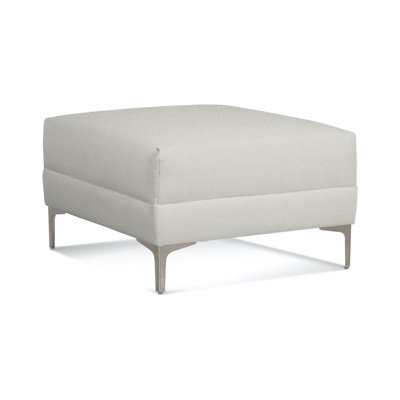 Alexa Square Boucle and Cotton Ottoman