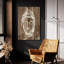  «Bouddha sur bois 2» par Annie Warren, art mural en verre acrylique, 24 po x 36 po-117461741