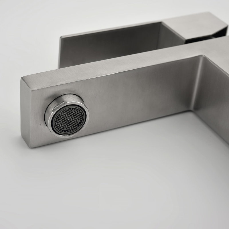 Robinet de salle de bain monocommande Deck, Nickel brossé