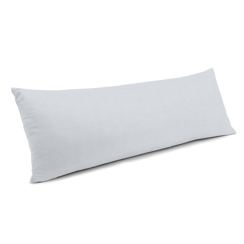 Reversible Throw Pillow, 14" x 36", Pale Blue