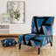 Fauteuil de chambre rembourré Mid-Century