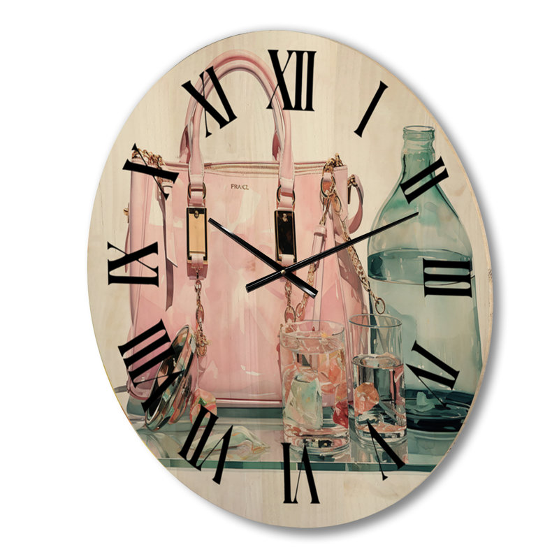 Kenzington Solid Wood Wall Clock, Large