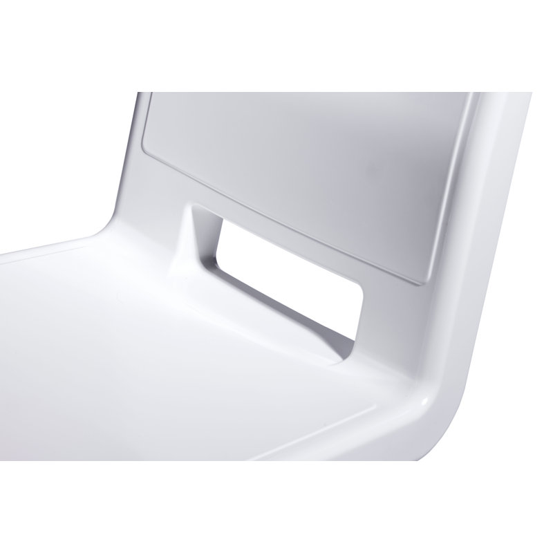 Fresco Outdoor Dining Side Chair, Highcloud White