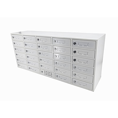 Fixtureisplays® 30 emplacements pour téléphone portable, téléphone intelligent, station de charge, casiers, boîte aux lettres, ports USB pour chaque emplacement 15252-USB