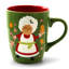 Ensemble de 4 tasses à café Gibson Home Santa Smile