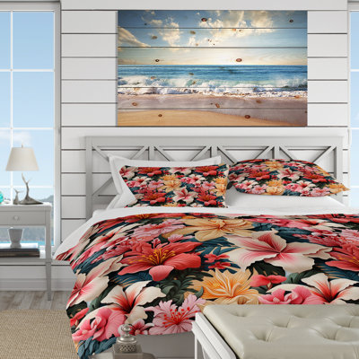 Tropicana Whimsy Tropical Pattern II Floral Duvet Cover