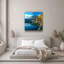 Superbe peinture décorative en verre trempé de 31,5 po x 31,5 po | 100% verre trempé, épaisseur: 0,16 pouce | Imprimé UV pour des couleurs éclatantes et une durabilité | Décoration murale parfaite pour le salon, la chambre à coucher ou le bureau, design élégant et moderne-432978243