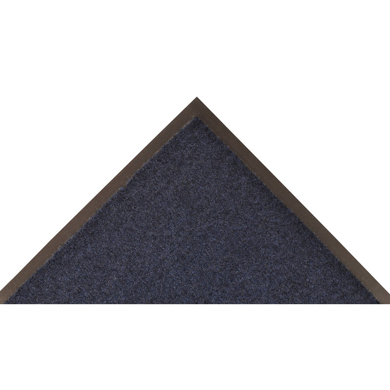 Tapis d'accueil antidérapant Alka, 4 pi x 8 pi, Bleu marine