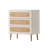 Okkra Modern Farmhouse 3-Drawer Woven Chest-1028839139