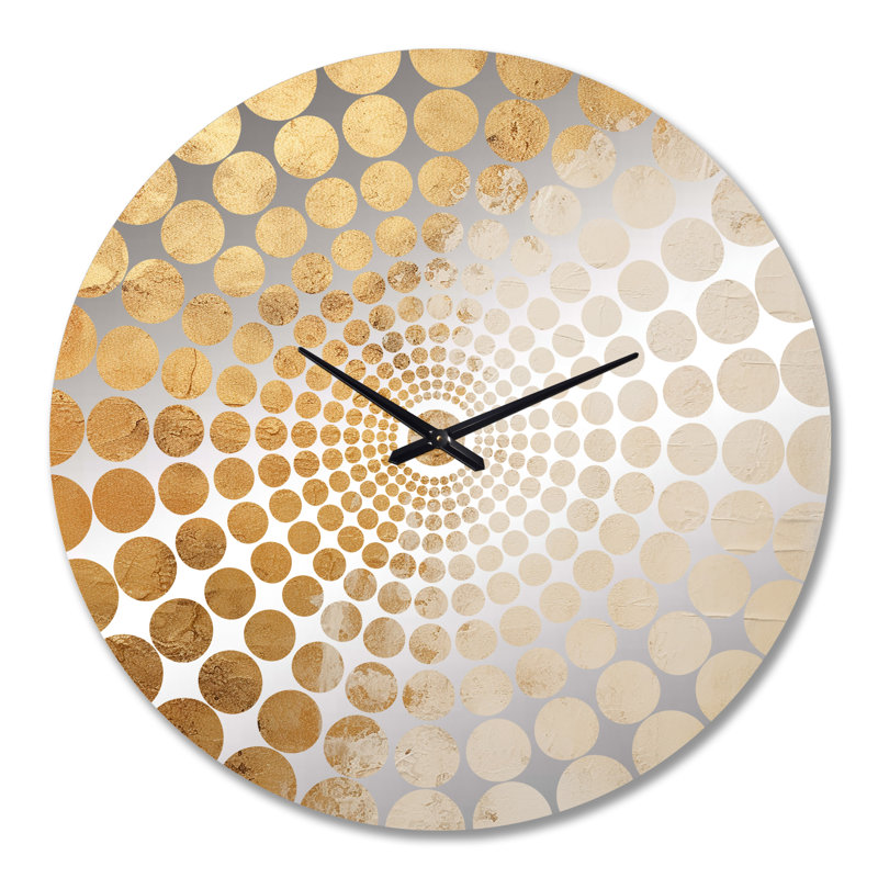 Abstract Split - Abstract Shapes Wall Clock, Large