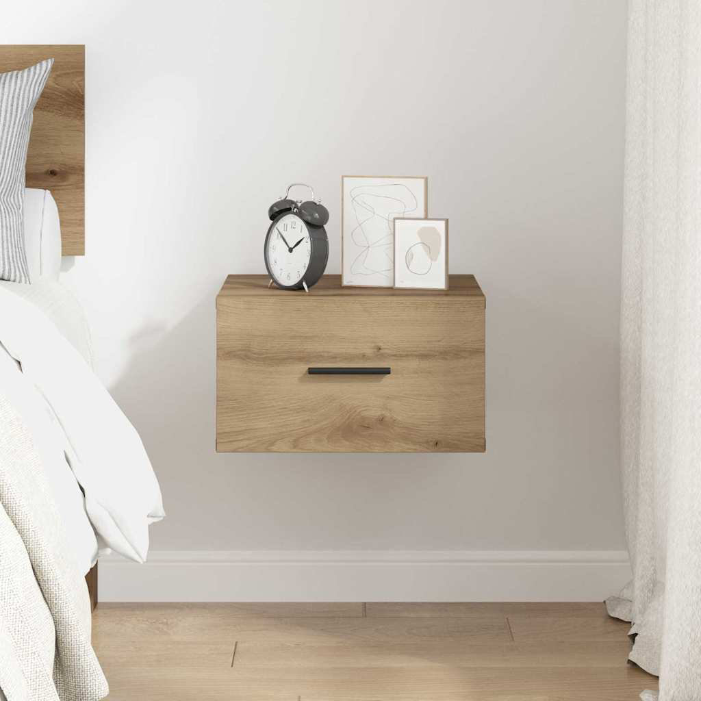 35cm W Manufactured Wood Bedside Table