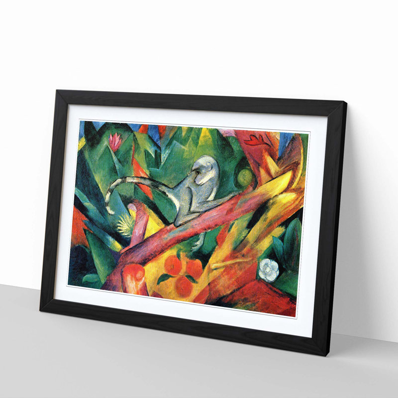 Single Picture Frame Painting, Black