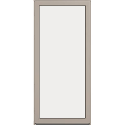 60MT Maximum View Reversible Hinge Storm Door Full-View with Interchangeable Screen (Low-E Glass)