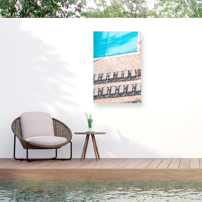 Toile d'extérieur Life Beautifulee Morning Pool, H 32 po x l 22 po