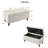 Ottoman Storage Bench with Flush Mount Support Hinges-1699404378