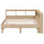Bookcase Bed Without Mattress Solid Wood Pine-1938820490-1938820492