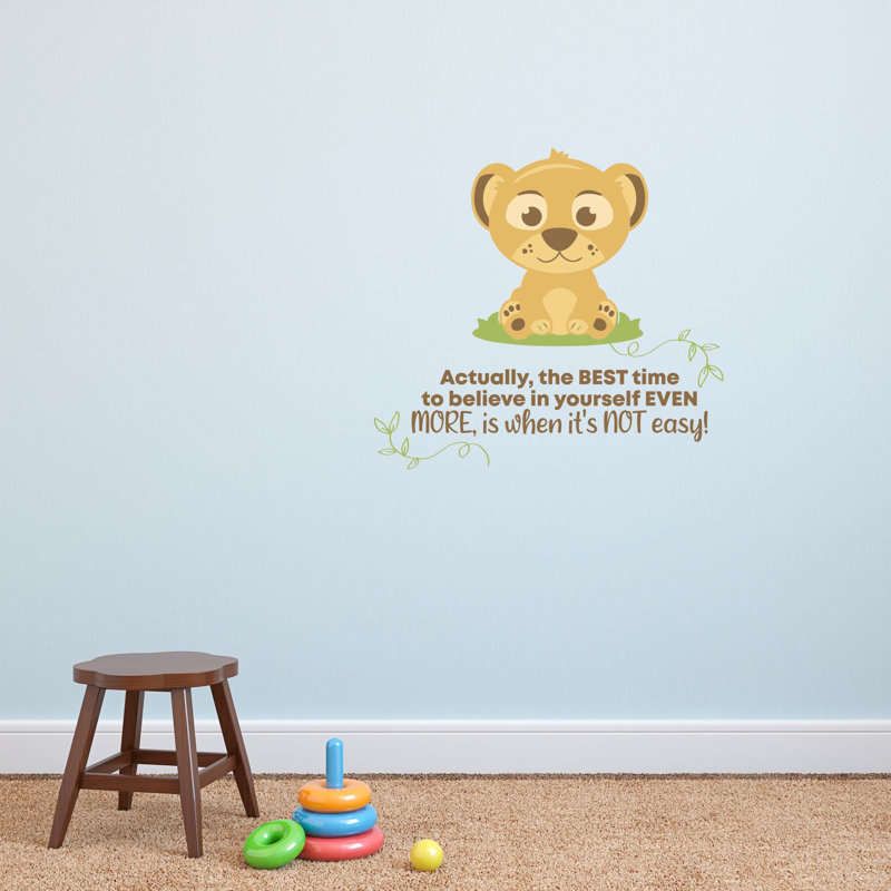 Text & Numbers Wall Decal, 35" H x 40" W x 0.05" D