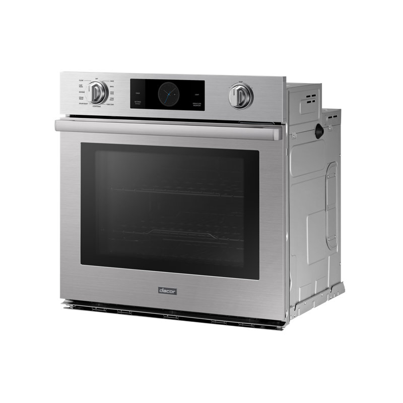 30" Single Wall Oven Steam, Silver