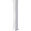 Colonne carrée classique en PVC lisse non effilée Craftsman, base standard et base standard-118304135-118304122