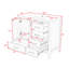 36" Bathroom Vanity with Ceramic Sink, Soft-Closing Doors and Multi-Size Drawers-114285702