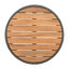 Outdoor Rattan And Acacia Wood Coffee Table For Patio