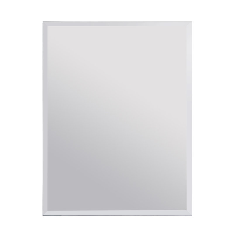 24'' W 30'' H Frameless Medicine Cabinet Mirror 3 Adjustable