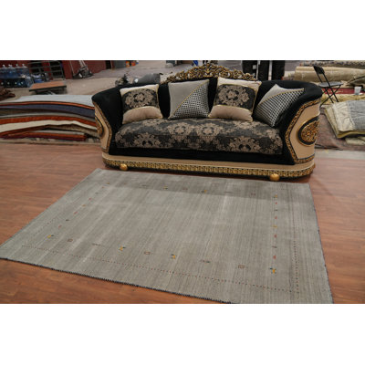 Tapis tribal fait à la main 5 x 8 po